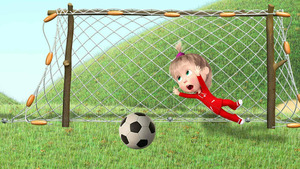 Vignette du programme télé Masha et Michka : Edition football (Les filles jouent au football aussi) S1 (n°2)