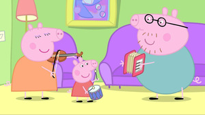 Vignette du programme télé Peppa Pig (Les instruments de musique) S1 (16/52)