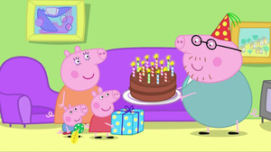 Vignette du programme télé Peppa Pig (L'anniversaire de Papa Pig) S2 (50/52)