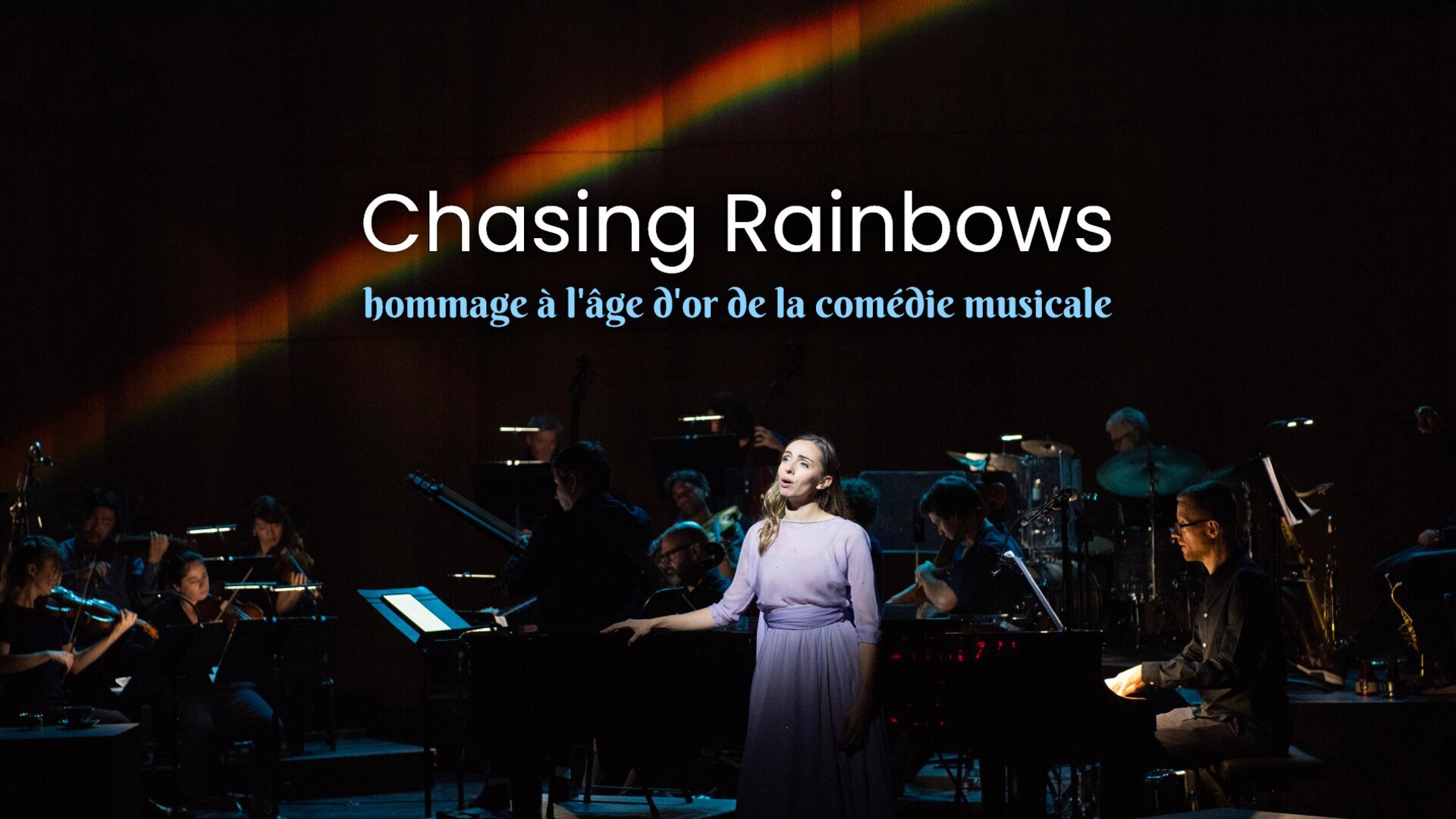 Vignette du programme télé Chasing Rainbows : hommage à l'âge d'or de la comédie musicale