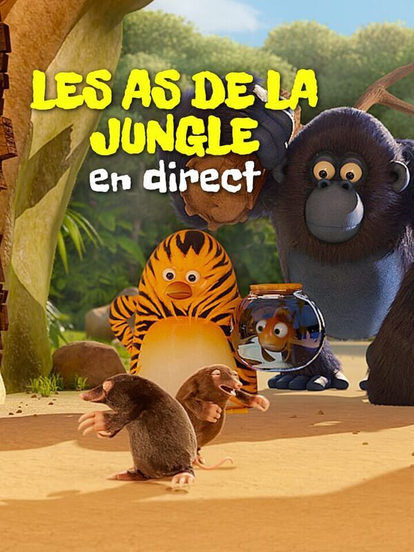 Vignette du programme télé Les as de la jungle : en direct