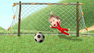 Vignette du programme télé Masha et Michka : Edition football (Les filles jouent au football aussi) S1 (n°2)