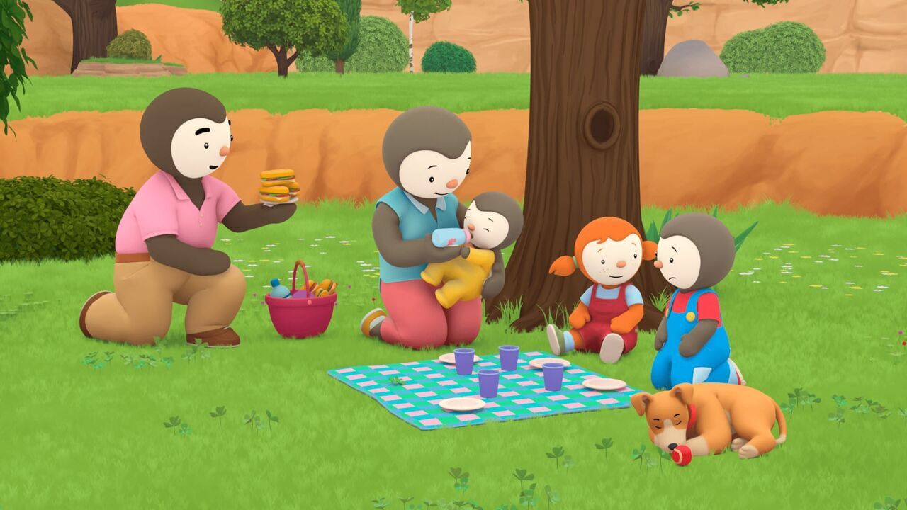 Vignette du programme télé T'choupi à la campagne
