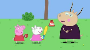 Vignette du programme télé Peppa Pig (La partie de batte et balle) S6 (24/52)