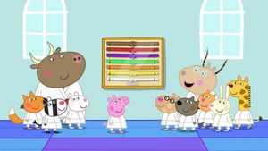 Vignette du programme télé Peppa Pig (Les arts martiaux) S9 (n°21)