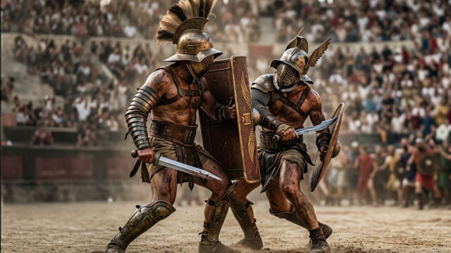 Vignette du programme télé Au coeur de l'arène : la vérité sur les jeux romains