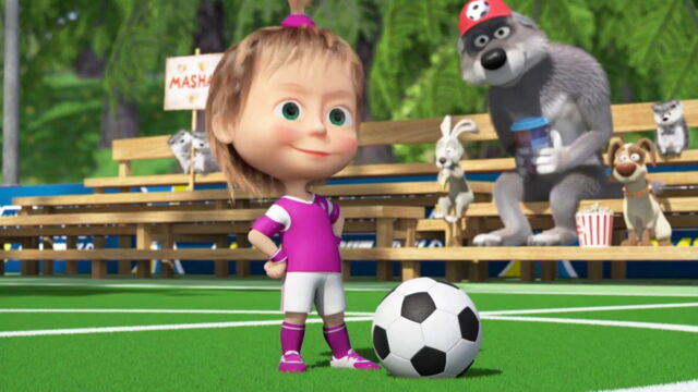 Vignette du programme télé Masha et Michka : Edition football