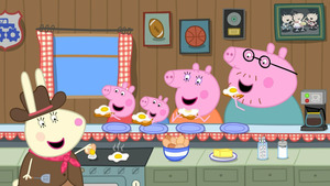 Vignette du programme télé Peppa Pig (Le dîner) S7 (2/65)