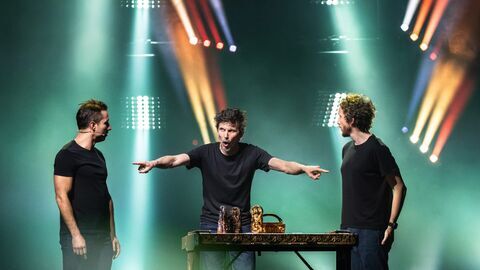 Vignette du programme télé Ferrari, Tsamere, Lecaplain : La Tournée du Trio
