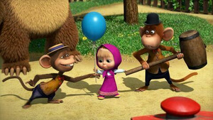 Vignette du programme télé Masha et Michka (Le plus fort) S5 (20/26)