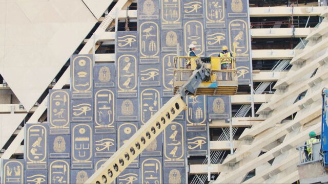 Vignette du programme télé Le grand musée égyptien, un chantier pharaonique