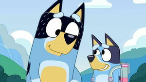 Vignette du programme télé Bluey (C'est papa qui nous emmène !) S2 (8/52)