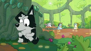 Vignette du programme télé Bluey (Le magasin) S1 (23/52)