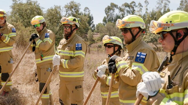 Vignette du programme télé Pompiers d'Europe : Sur le front des incendies