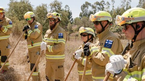 Vignette du programme télé Pompiers d'Europe : Sur le front des incendies