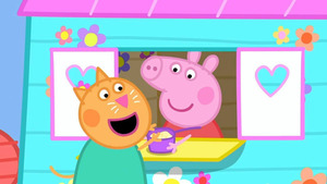 Vignette du programme télé Peppa Pig (La salle de jeux avec plats à emporter) S8 (7/52)