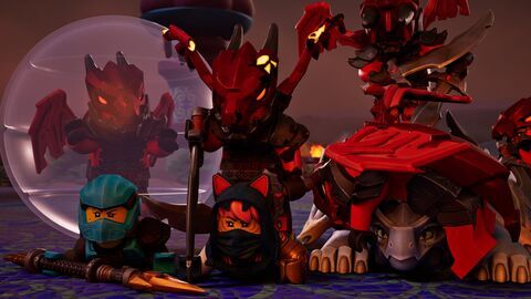 Vignette du programme télé Ninjago, le soulèvement des dragons