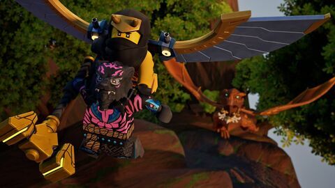 Vignette du programme télé Ninjago, le soulèvement des dragons