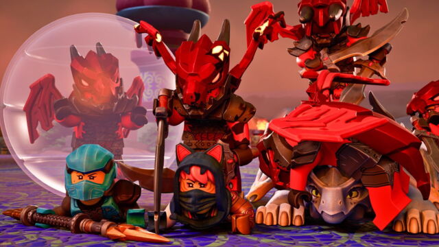 Vignette du programme télé Ninjago, le soulèvement des dragons