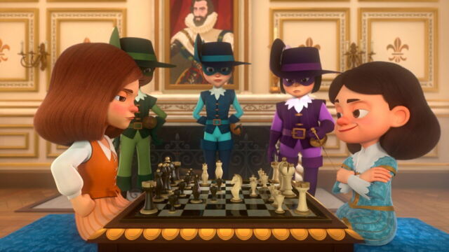 Vignette du programme télé Les 3 Mousquetaires