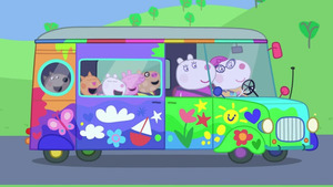 Vignette du programme télé Peppa Pig (Le van artistique de mamie Sheep) S9 (n°8)