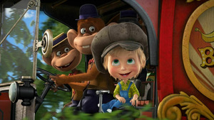 Vignette du programme télé Masha et Michka (Cinq petits singes) S3 (22/26)