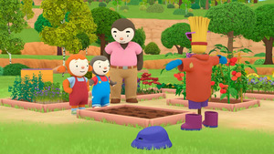 Vignette du programme télé T'choupi à la campagne (L'épouvantable épouvantail) S1 (11/52)