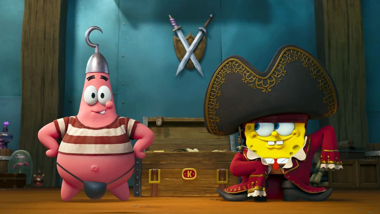 Vignette du programme télé Bob l'éponge, le film : Un pour tous, tous pirates !