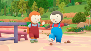Vignette du programme télé T'choupi à la campagne (Picorette fait de la balançoire) S1 (7/52)