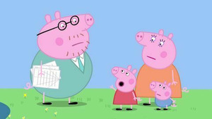 Vignette du programme télé Peppa Pig (Les avions de papier) S3 (50/52)