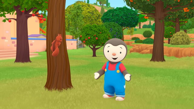 Vignette du programme télé T'choupi à la campagne