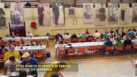 Vignette du programme télé Fêtes géantes et secrets de famille : tous fous des cousinades