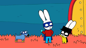 Vignette du programme télé Simon Superlapin (Joue avec nous Elvis) S5 (47/52)