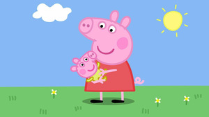Vignette du programme télé Peppa Pig (Un trou dans la route) S3 (26/52)