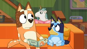 Vignette du programme télé Bluey (Monsieur Licorne) S3 (7/50)