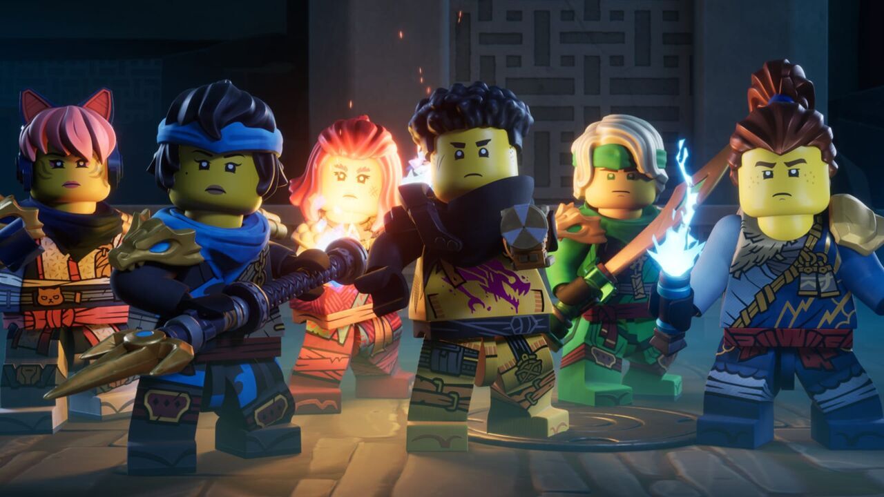 Vignette du programme télé Ninjago, le soulèvement des dragons