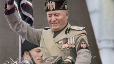 Vignette du programme télé Mussolini, le premier fasciste