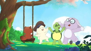 Vignette du programme télé Taki Tanuki (Courir comme une tortue) S1 (49/52)