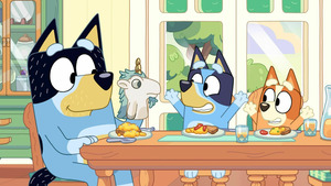 Vignette du programme télé Bluey (L'île au tapis) S2 (10/52)