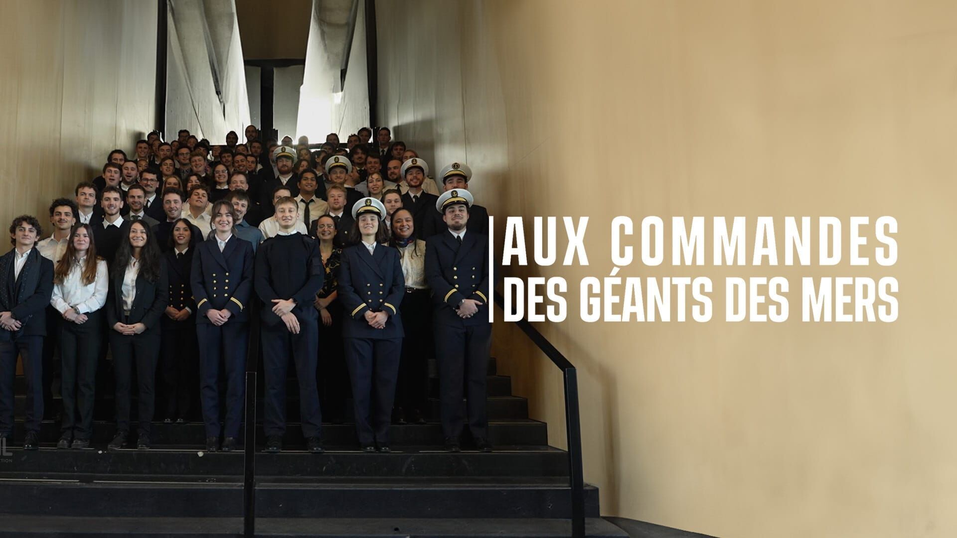 Vignette du programme télé Aux commandes des géants des mers : les officiers et ingénieurs de demain