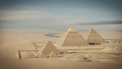 Vignette du programme télé Pyramides de Gizeh : les secrets de la dernière merveille du monde