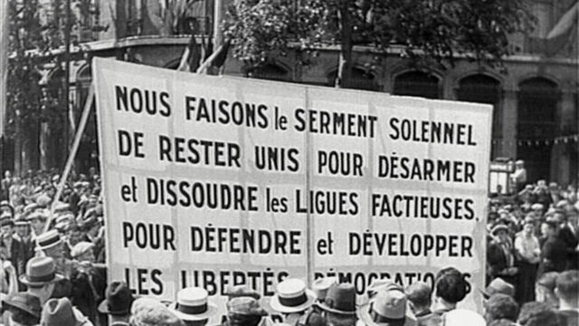Vignette du programme télé L'Europe des Fronts populaires