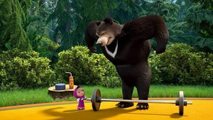 Vignette du programme télé Masha et Michka (Salut l'athlète !) S7 (7/26)
