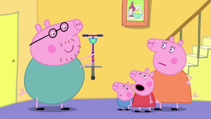 Vignette du programme télé Peppa Pig (Le bâton sauteur) S8 (24/52)