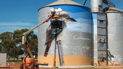 Vignette du programme télé Australie, le street art s'invite sur les silos