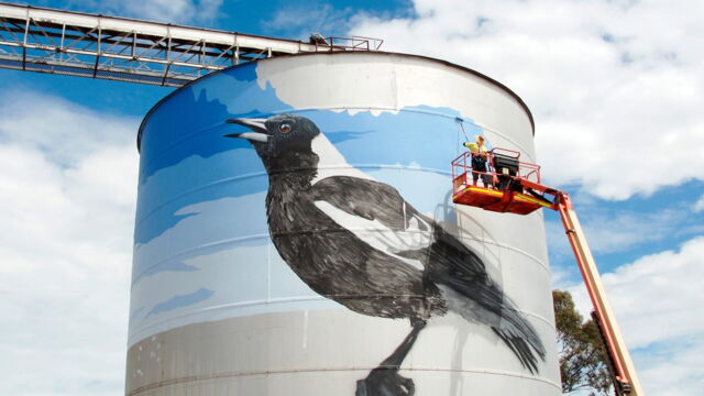Vignette du programme télé Australie, le street art s'invite sur les silos