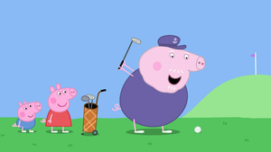 Vignette du programme télé Peppa Pig (La partie de golf) S7 (12/65)