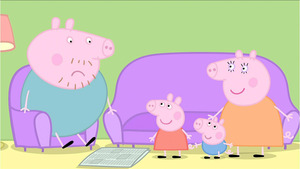 Vignette du programme télé Peppa Pig (Papa Pig a perdu ses lunettes) S1 (9/52)