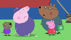 Vignette du programme télé Peppa Pig (Une soirée pyjama à l'hôpital) S9 (n°16)