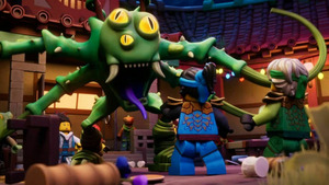 Vignette du programme télé Ninjago, le soulèvement des dragons (Un monstre au Monastère) S4 (11/20)